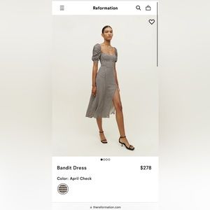 Brand new reformation bandit dress. Size 0. Excellent condition.